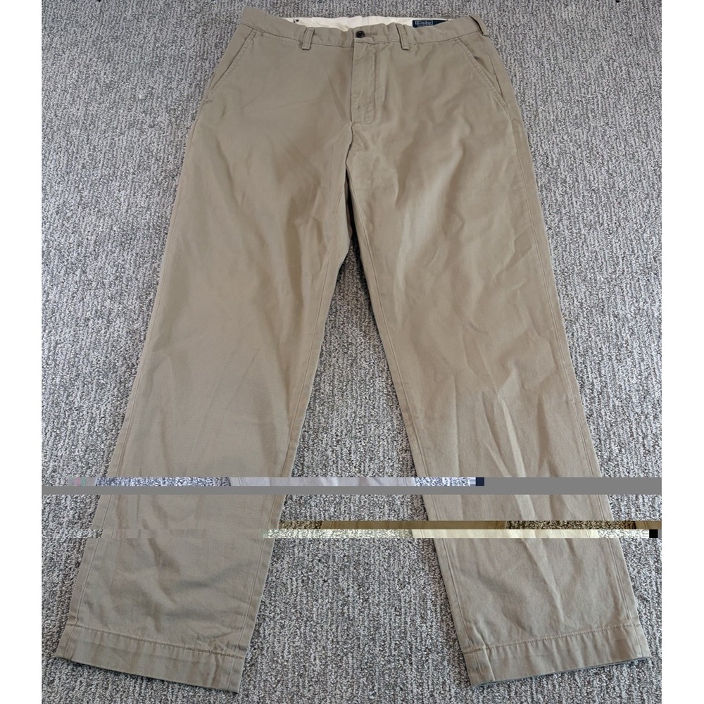 Polo Ralph Lauren Prospect Chino Pants Tan Straight Fit Mens Size 34x32 RN 41381